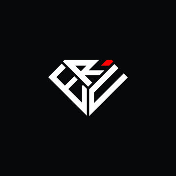 ERU letter logo creative design. ERU unique design