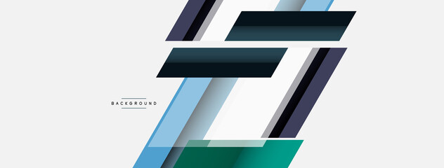 Background. Geometric diagonal square shapes and lines abstract composition. Vector illustration for wallpaper banner background or landing page