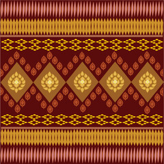 thai style fabric, vector background 