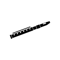 Flute icon design template vector isolated