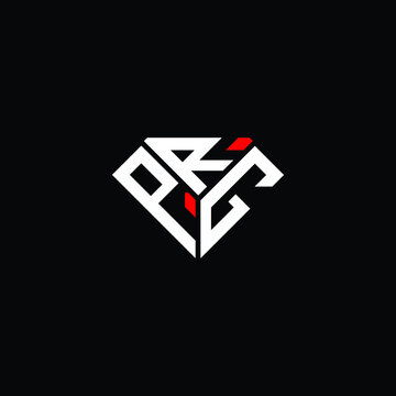 PRG letter logo creative design. PRG unique design