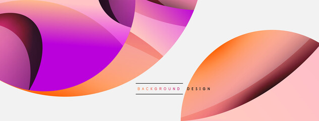 Obraz premium Original graphic wallpaper. Essential complex background. Movement concept composition vector illustration for wallpaper banner background or landing page