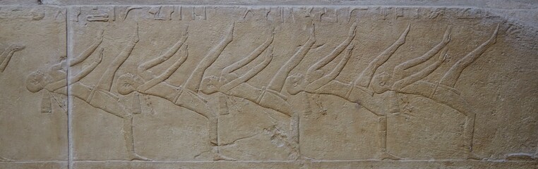 Scenes from the Tomb of Kagemni at Saqqara, Egypt