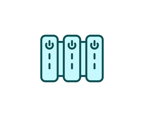 Database premium line icon. Simple high quality pictogram. Modern outline style icons. Stroke vector illustration on a white background. 