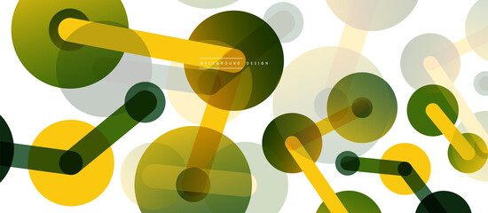 Network concept abstract background. Dots connection. Big data idea. Business template for wallpaper, banner, background or landing