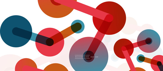Network concept abstract background. Dots connection. Big data idea. Business template for wallpaper, banner, background or landing