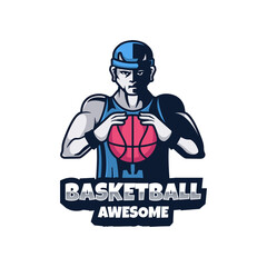 Illustration vector graphic of Basketball, good for logo design