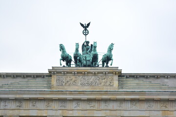  Quadriga am Brandenburger Tor in Berlin, Deutschland