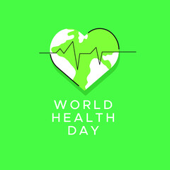 world health day banner template