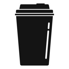 Aroma coffee cup icon simple vector. Espresso drink