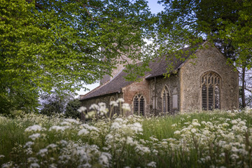 Fototapeta na wymiar St Faith Anglican Church Norfolk England UK 