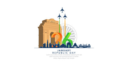 26 January- Happy Republic Day of India celebration.