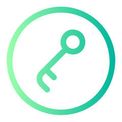 key gradient icon