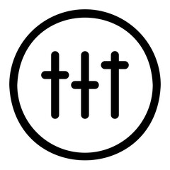 equalizer line icon