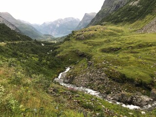 Obraz premium mountain river in the mountains