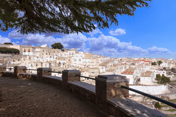 Monte Sant'Angelo is a town on the slopes of Gargano.View of the district Junno characterized by...