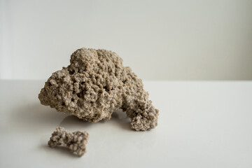 stone on a white background