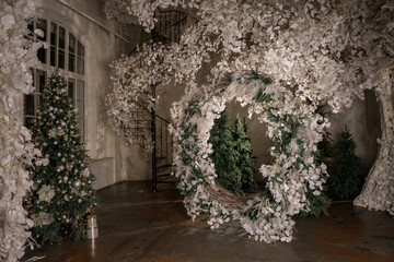 Christmas decorations for the Christmas tree, New Year's swing