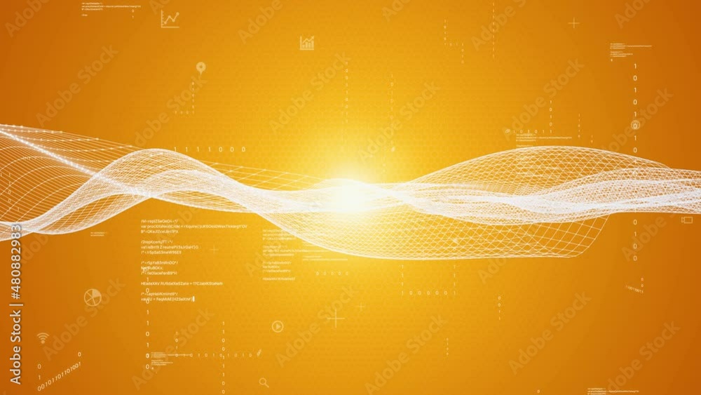 Poster Digital transformation concept. System engineering. Communication network.