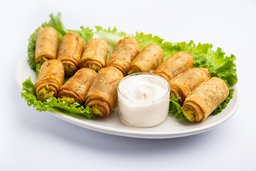 Potato roll samosa