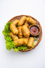 Potato roll samosa