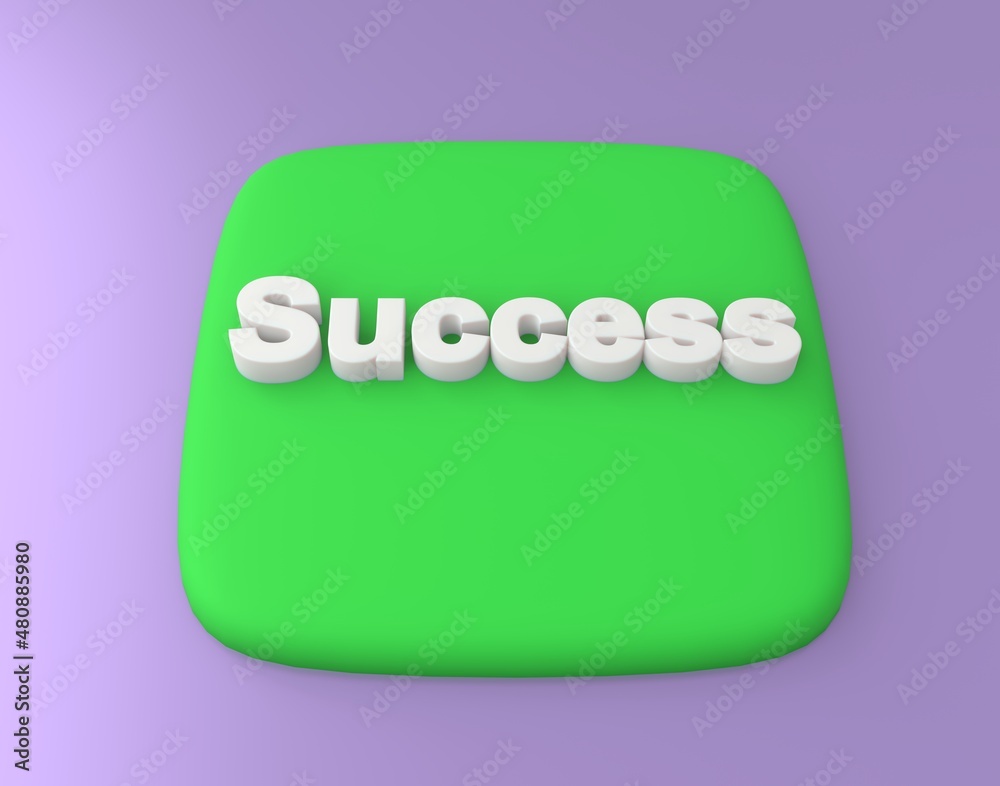 Fototapete super sign. green key with raised 