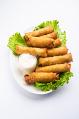 Cigar samosa or roll samosa