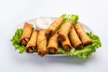 Cigar samosa or roll samosa