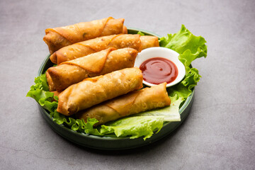 Cigar samosa or roll samosa