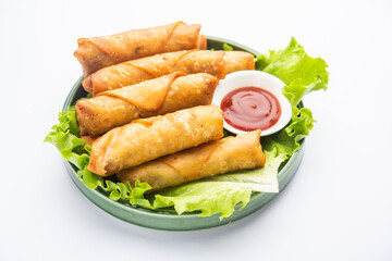 Cigar samosa or roll samosa