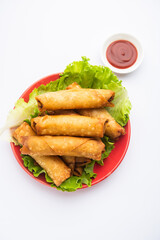 Cigar samosa or roll samosa