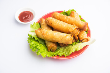 Cigar samosa or roll samosa