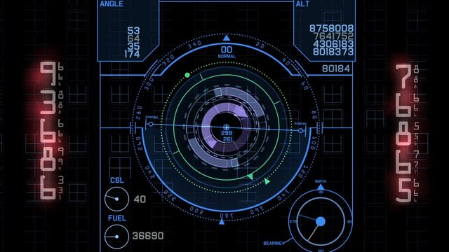 Animated Digital Dashboard.
Visionary dashboard for data analysis. 
Futuristic display of graphs and charts. 
Technological pattern with a computer program dashboard. 
Abstract high tech circuit. 
