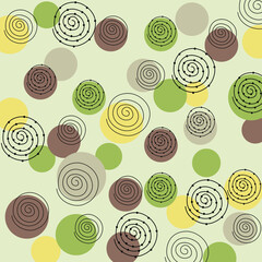 seamless pattern with flowers