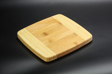 Wooden board for kitchen isolated