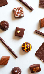 Chocolate sweets. チョコレートスイーツ	
