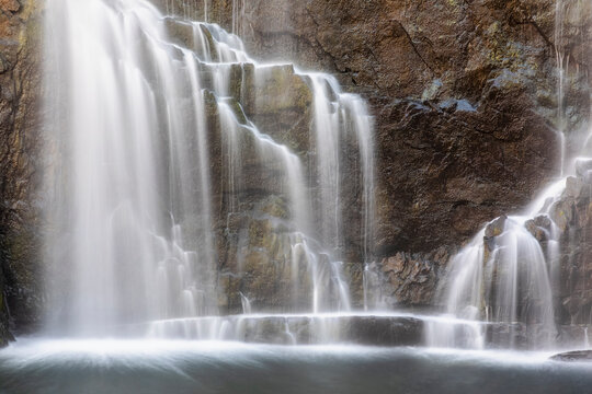 Australia, Victoria, Halls Gap, Long exposure of MacKenzie Falls in Grampians National Park