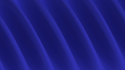 3D rendering. Geometric abstract background in blue color
