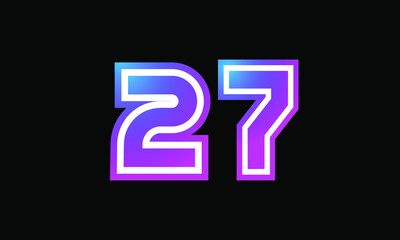 27 New Number Metaverse Color Purple Business