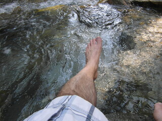 foot and water