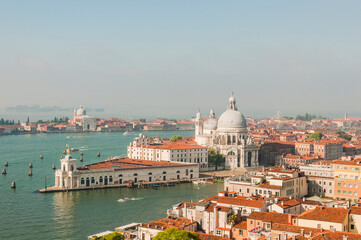 Venedig, Santa Maria della Salute, Basilika, Canale Grande, Altstadt, Insel, Gondel, Lagune, Touristen, Markursplatz, Markusdom, Aussicht