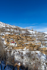 Historical Hizan Houses and natural scenery, Bitlis