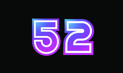 52 New Number Metaverse Color Purple Business