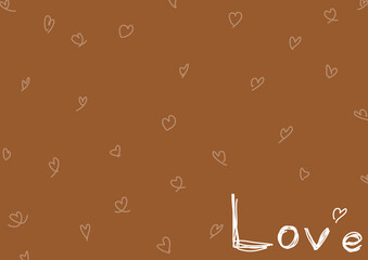 バレンタインバックグラウンド　LOVE