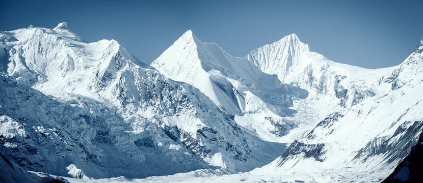 Glacier  and snow mountains in Tibet,China