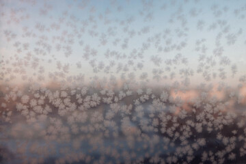 Ice on a window