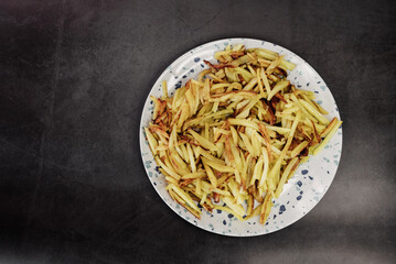 golden fried potatoes