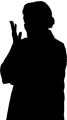 silhouette of a person