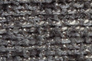 texture of soft chenille fabric