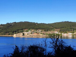 Fototapeta premium Boca de la ría de Ferrol, Galicia